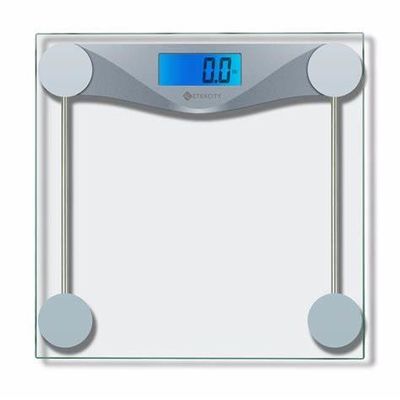 Clear Electronic Weighing Scale 3mm Rectangle Tempered Glass